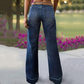 ✨🔥Női retro flare farmer zsebekkel👖