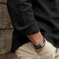 Men's Casual Solid Color Shirt – Lace-Up Neck, Modern Stand Collar & Breathable Cotton ✨