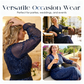 Women's Sparkly V-Neck Maxi Dress