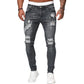 👖 Férfi stílusos, szakadt skinny farmer ✨