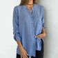 💎 FLASH SALE -50% on Women's V-Neck Striped Shirt! 💎 Sparkling Sequin Details & Versatile Fit for Day-to-Night Glamour✨