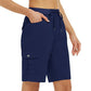 Női, gyorsan száradó, zsebes cargo rövidnadrág