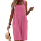 Ujjatlan, széles szárú jumpsuit a nyári szellőhöz