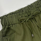 Women's High-Waist Drawstring Casual Shorts