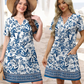 👗Új Megérkezés❣️Női Casual Laza Fazonú Rövid Ujjú Ruha