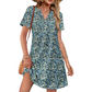 👗Új Megérkezés❣️Női Casual Laza Fazonú Rövid Ujjú Ruha