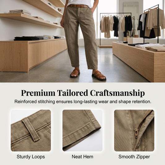 Sokoldalú tapered nadrág 👖 Magas derekú és vékonyító szabású, praktikus zsebek, gyűrődésálló anyag, hosszabb lábak illúzióját kelti 📏