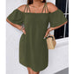 🔥HOT SALE 49% KEDVEZMÉNY! 👗 Női elegáns egyszínű mini ruha