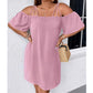 🔥HOT SALE 49% KEDVEZMÉNY! 👗 Női elegáns egyszínű mini ruha