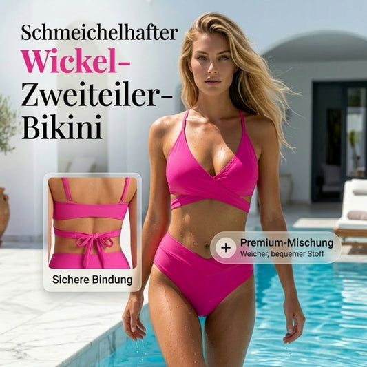 Szexi, kétdarabos női bikini szett, fűzős kivitelben
