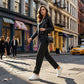 Women's Polka Dot Wide-Leg Pants