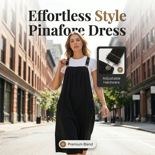 👗 KORLÁTOZOTT IDEIG 50% KEDVEZMÉNY! ✨ Női midi overall ruha – Bő, zsebes, kényelmes, hétköznapi 🍂