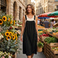 👗 KORLÁTOZOTT IDEIG 50% KEDVEZMÉNY! ✨ Női midi overall ruha – Bő, zsebes, kényelmes, hétköznapi 🍂