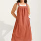 👗 KORLÁTOZOTT IDEIG 50% KEDVEZMÉNY! ✨ Női midi overall ruha – Bő, zsebes, kényelmes, hétköznapi 🍂