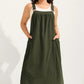 👗 KORLÁTOZOTT IDEIG 50% KEDVEZMÉNY! ✨ Női midi overall ruha – Bő, zsebes, kényelmes, hétköznapi 🍂