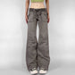 Women's Low-Rise Straight-Leg Cargo Pants