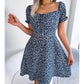 Women's Drawstring Bust Floral Sundress