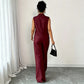 Women's Sleeveless Top & Wide-Leg Pants Set