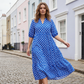 Women's Casual Bohemian Printed Maxi Dress