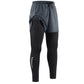 🏃‍♂️ 50% OFF NOW!💨 Men's 2-in-1 Running Tights with Shorts – Compression & Quick-Dry – Sports Leggings with Phone Pocket 📱