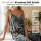Női nyomott mintás, spagettipántos, széles szárú jumpsuit
