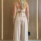 🔥2026 New Arrival ＆ Hot Sale ＆ 50％ Off🔥Sleeveless Cutout Wide-Leg Jumpsuit with Back Tie