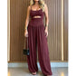🔥2026 New Arrival ＆ Hot Sale ＆ 50％ Off🔥Sleeveless Cutout Wide-Leg Jumpsuit with Back Tie