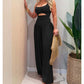 🔥2026 New Arrival ＆ Hot Sale ＆ 50％ Off🔥Sleeveless Cutout Wide-Leg Jumpsuit with Back Tie