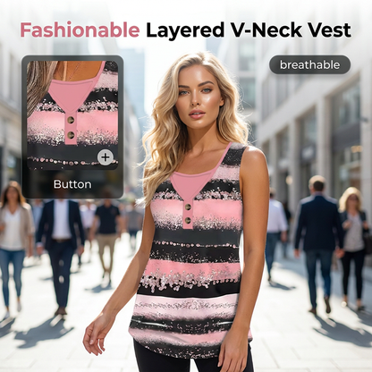 ✨Csíkos, ál-kétrészes női tanktop🌸