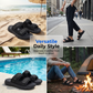 🩴 LIMITED-TIME 50% OFF! 🏃 Men's Adjustable Dual-Strap Slide Sandals – Breathable Mesh, Cushioned, Secure Fit ✨