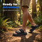 🩴 LIMITED-TIME 50% OFF! 🏃 Men's Adjustable Dual-Strap Slide Sandals – Breathable Mesh, Cushioned, Secure Fit ✨