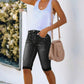Flattering High-Rise Rolled Hem Shorts