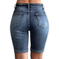 Flattering High-Rise Rolled Hem Shorts