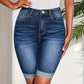 Flattering High-Rise Rolled Hem Shorts