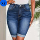 Flattering High-Rise Rolled Hem Shorts
