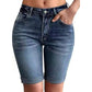 Flattering High-Rise Rolled Hem Shorts