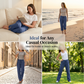 Women's Cotton Linen Loose Drawstring Wide Leg Pants