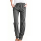 Women's Cotton Linen Loose Drawstring Wide Leg Pants