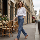 Women's Cotton Linen Loose Drawstring Wide Leg Pants