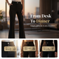 Women's High-Waist Flared Trousers
