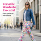 Women's Floral Print Drawstring Casual Pants