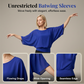 👚✨ Women's Premium Blend Fitted Blouse – Elegant Batwing Sleeve Banded Hem Tunic Top