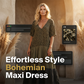 Női elegáns bohém maxiruha
