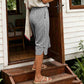 Women’s Casual Plaid Capri Pants
