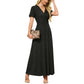 Elegant 3D Floral Maxi Dress