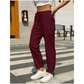 Women's Relaxed Fit Tapered Cotton Trousers