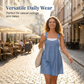Női alkalmi overall pinafore ruha