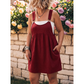 Női alkalmi overall pinafore ruha