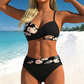 👙Mintás formáló hatású kétrészes bikini –🌊A szigeti nyaralás elengedhetetlen kellékei💕