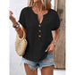 👚Női V-nyakú rövid ujjú alkalmi felső